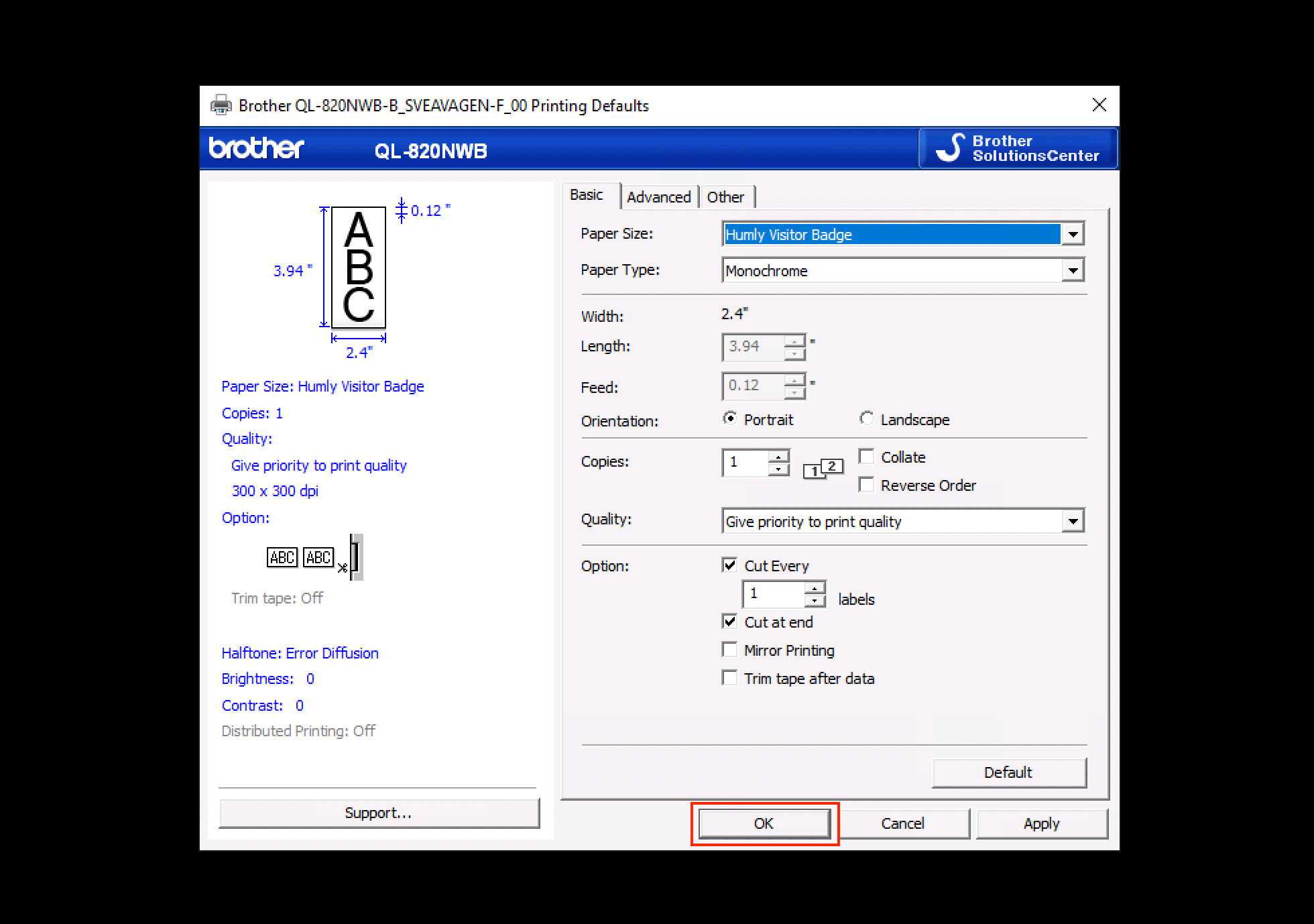 How to Install & Configure the Brother QL-820NWB Visitor Badge Printer